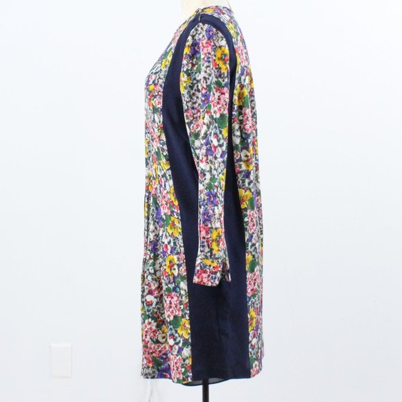 Band of Outsiders S/M Easter Dress Silk Floral Print Relaxed Tent Sundress - Picture 7 of 14